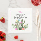 Final Fiesta Personalized Napkin Serviette (Beispiel)