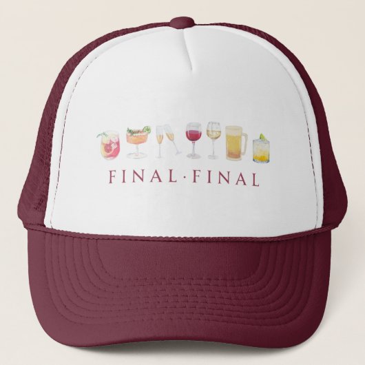 Final final trucker hat truckerkappe (Vorderseite)