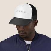 Final Final Trucker Hat Truckerkappe (Beispiel)