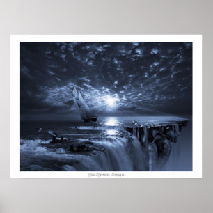 Final Frontier Voyager. Die Flacherdgesellschaft Poster