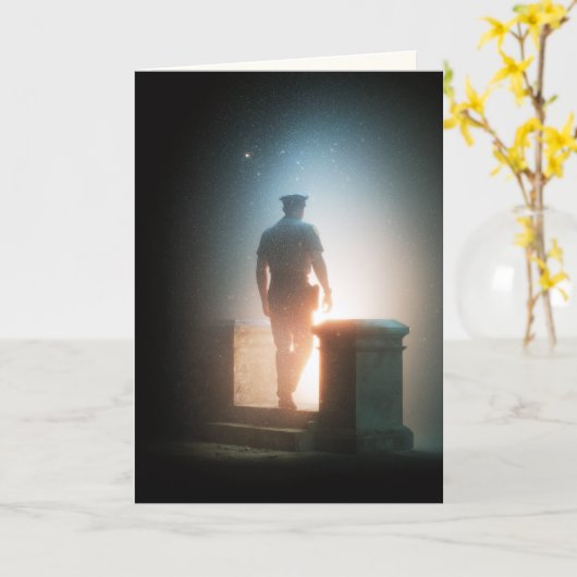 "Final Post" Sympathy Karte (Gelbe Blume)