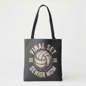 Final Set Senior Mama 2026 Abschluss Volleyball Tasche (Vorderseite)