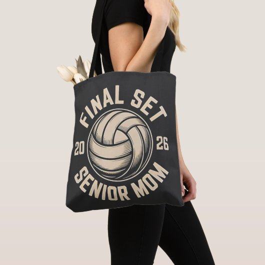 Final Set Senior Mama 2026 Abschluss Volleyball Tasche (Von Nahem)