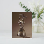 Finale mit einer Bergziege Postkarte (Stehend Vorderseite)