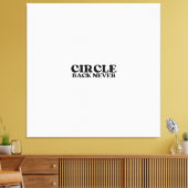 Finality in Print | Circle Back Never Gallery  Leinwanddruck (Insitu (Wohnzimmer))