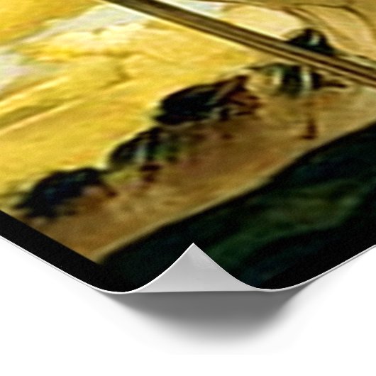 Finalmente! Vintage italienische WW1. Poster (Ecke)