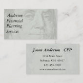 Finance/Banking Business Card Visitenkarte (Vorne/Hinten)