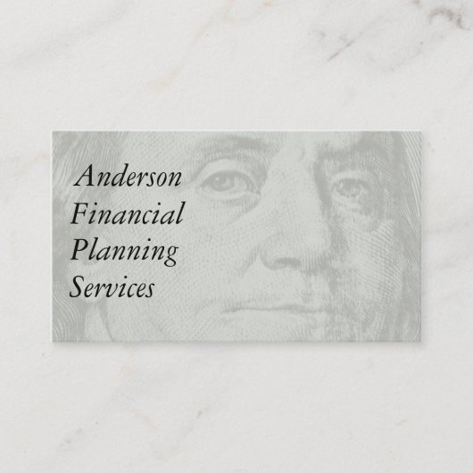 Finance/Banking Business Card Visitenkarte (Vorderseite)