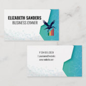 Finance Bird Logo | Corporate Visitenkarte (Vorne/Hinten)