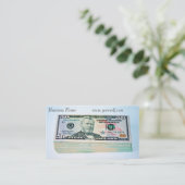 Finance Business Card Visitenkarte (Stehend Vorderseite)