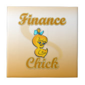 Finance Chick Fliese (Vorderseite)
