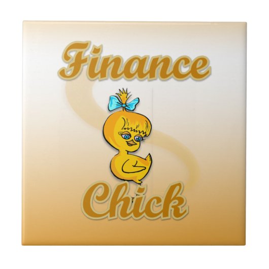 Finance Chick Fliese (Vorderseite)