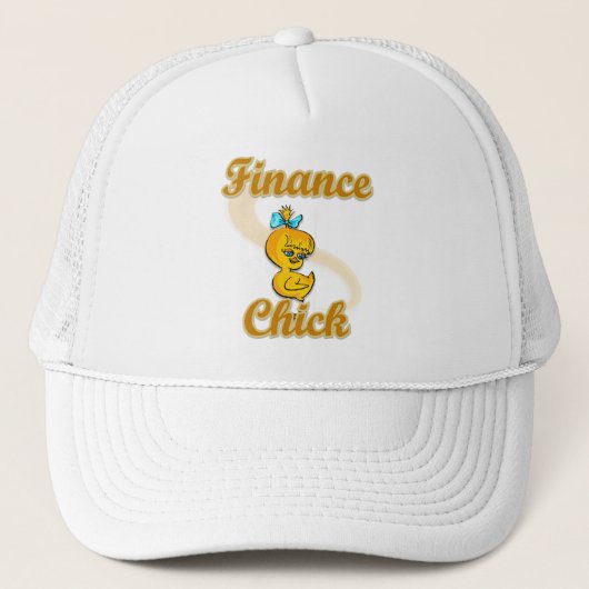 Finance Chick Truckerkappe (Vorderseite)
