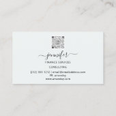 Finance Consulting Broker Buchhalter Coins Bufalo Visitenkarte (Rückseite)