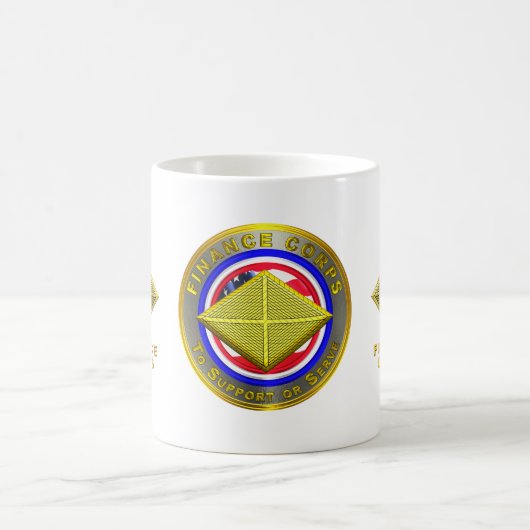Finance Corps Veteran Kaffeetasse (Mittel)