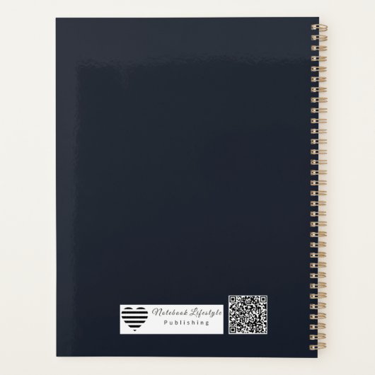 Finance & Future Log | Secure Planning Planer (Rückseite)