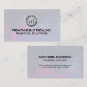 Finance Graph Logo | Börsentabelle Visitenkarte (Vorne/Hinten)