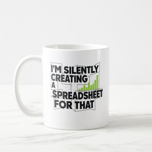 Finance Growth Chart Motivational Mug Kaffeetasse (Links)