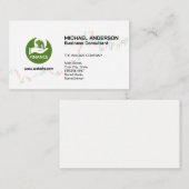 Finance Money-Logo | Bestandsdiagramm Visitenkarte (Vorne/Hinten)