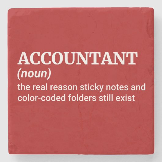 Finance Nerd Spaß Steinuntersetzer (Vorderseite)