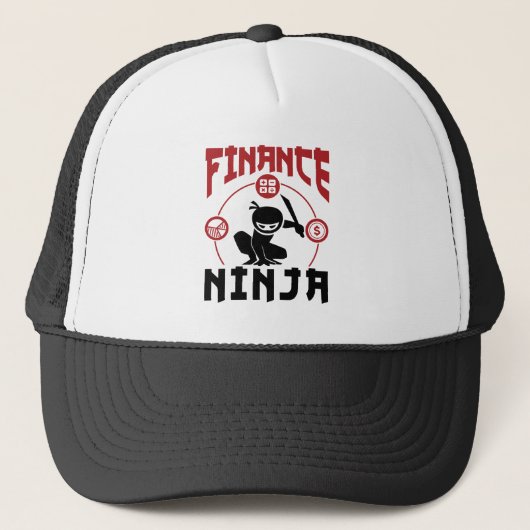 Finance Ninja Department Appreciation Truckerkappe (Vorderseite)