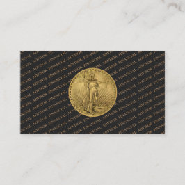 Financial Advisor Gold Coin Wealth Management Pro Visitenkarte