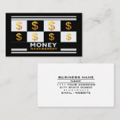 Financial Advisor Money Management Wealth Strategy Visitenkarte (Vorne/Hinten)