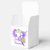 Financial Analysis Report Money Magnifying Glass Geschenkschachtel (Geöffnet)