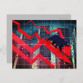 Financial Crisis Postkarte (Vorne/Hinten)