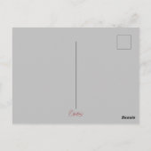 Financial Crisis Postkarte (Rückseite)