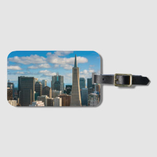 Financial District Skyline von San Francisco Gepäckanhänger