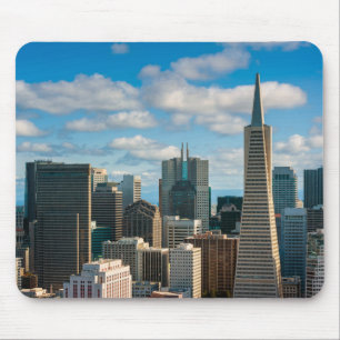 Financial District Skyline von San Francisco Mousepad