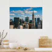 Financial District Skyline von San Francisco Poster (Küche)