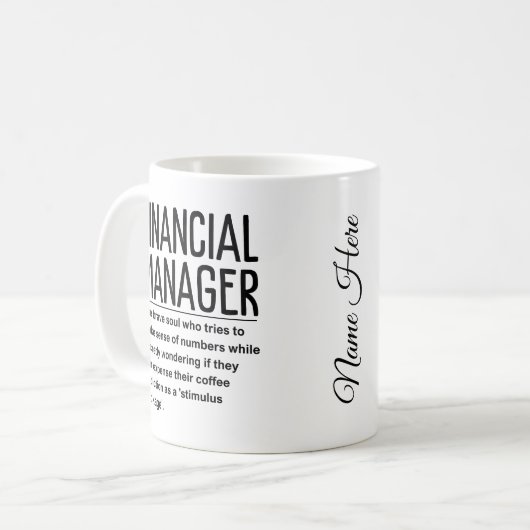 Financial manager kaffeetasse (Vorderseite Links)