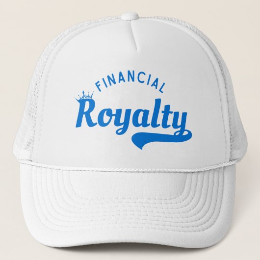 Financial Royalty™ Crown Mindset Empire Builder Truckerkappe (Vorderseite)