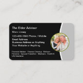 Financial Senior Advisor - Business Cards für Alte Visitenkarte (Vorderseite)