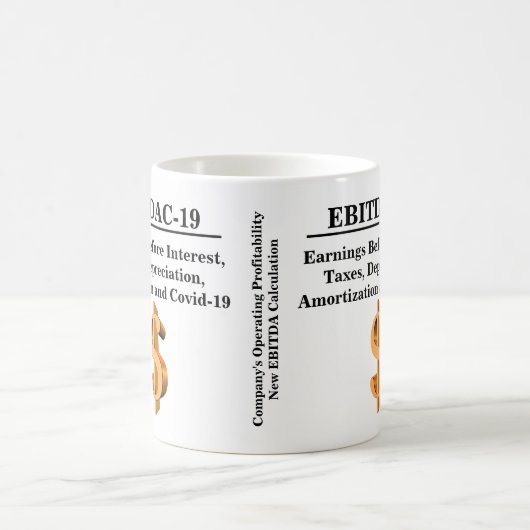 Finanz-Neubewertung der Rentabilität des EBITDA Kaffeetasse (Mittel)