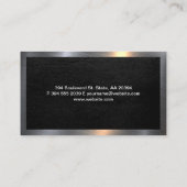 Finanz-Symbol | Graph Visitenkarte (Rückseite)