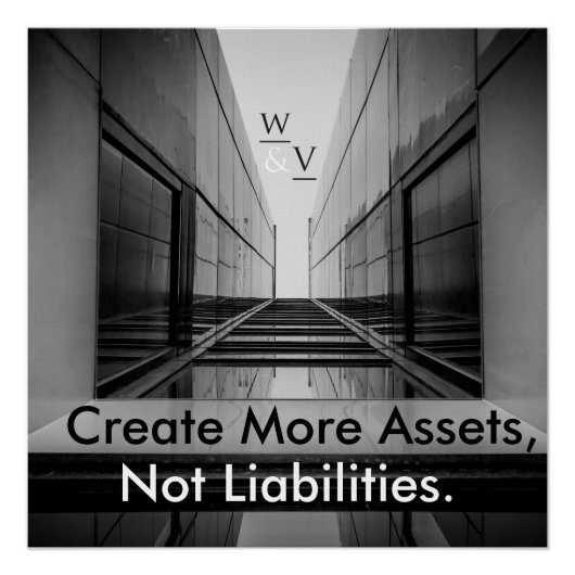 Finanz- und Erfolgspender Poster (Vorderseite)