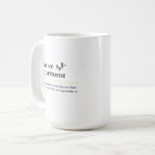 Finanzabteilung - Kaffeevollzug - Tasse (Vorderseite Links)