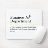 Finanzabteilung Mousepad (Mit Mouse)