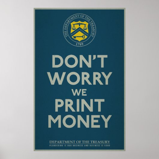 Finanzabteilung Parody Print Poster (Vorne)
