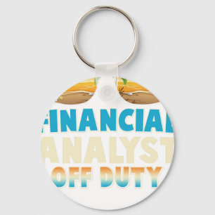Finanzanalyst  Außerdienstliche Sommerferien Letzt Schlüsselanhänger