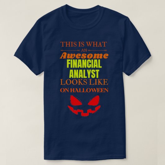 Finanzanalytiker 3 T-Shirt (Design vorne)