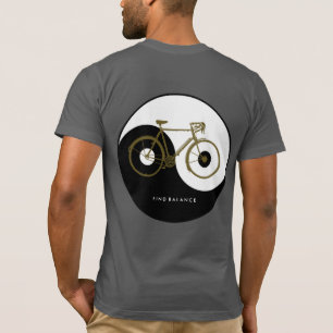 FINANZBALANCE - Yin Yang-Fahrrad T-Shirt