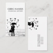 Finanzberater-Bankkarte Visitenkarte (Vorne/Hinten)