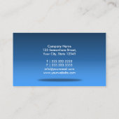 Finanzberater Beruflich Consultant Visitenkarte (Rückseite)