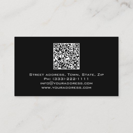 Finanzberater Binary Code Matrica Visitenkarte (Rückseite)