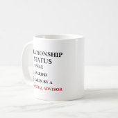 Finanzberater für den Beziehungsstatus Kaffeetasse (Vorderseite Links)