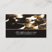 Finanzberater für die Kreditbearbeitung Visitenkarte (Rückseite)